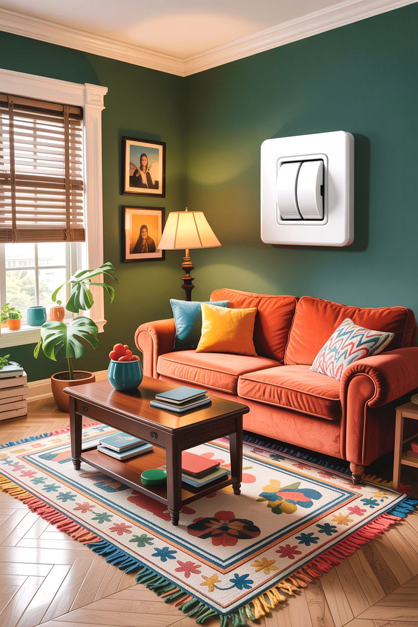 Slide dimmer wall switch - 30 living room dimmer lights ideas