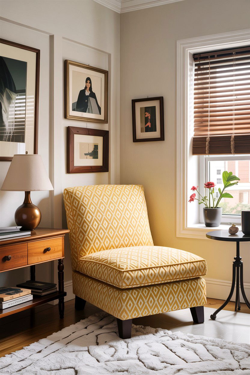 Slipper Chair - 30 bedroom chairs