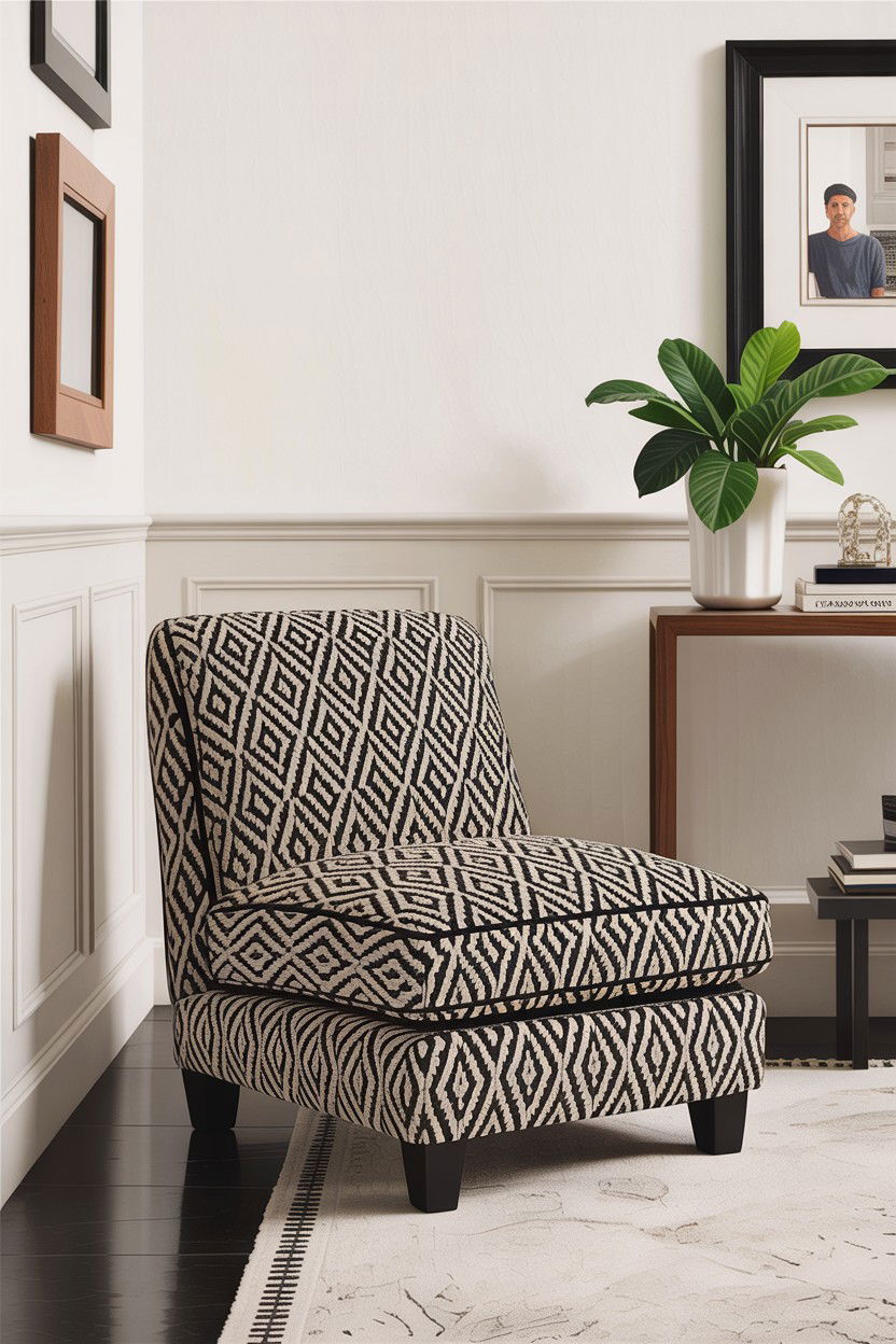 Slipper chair - 30 living room accent chairs