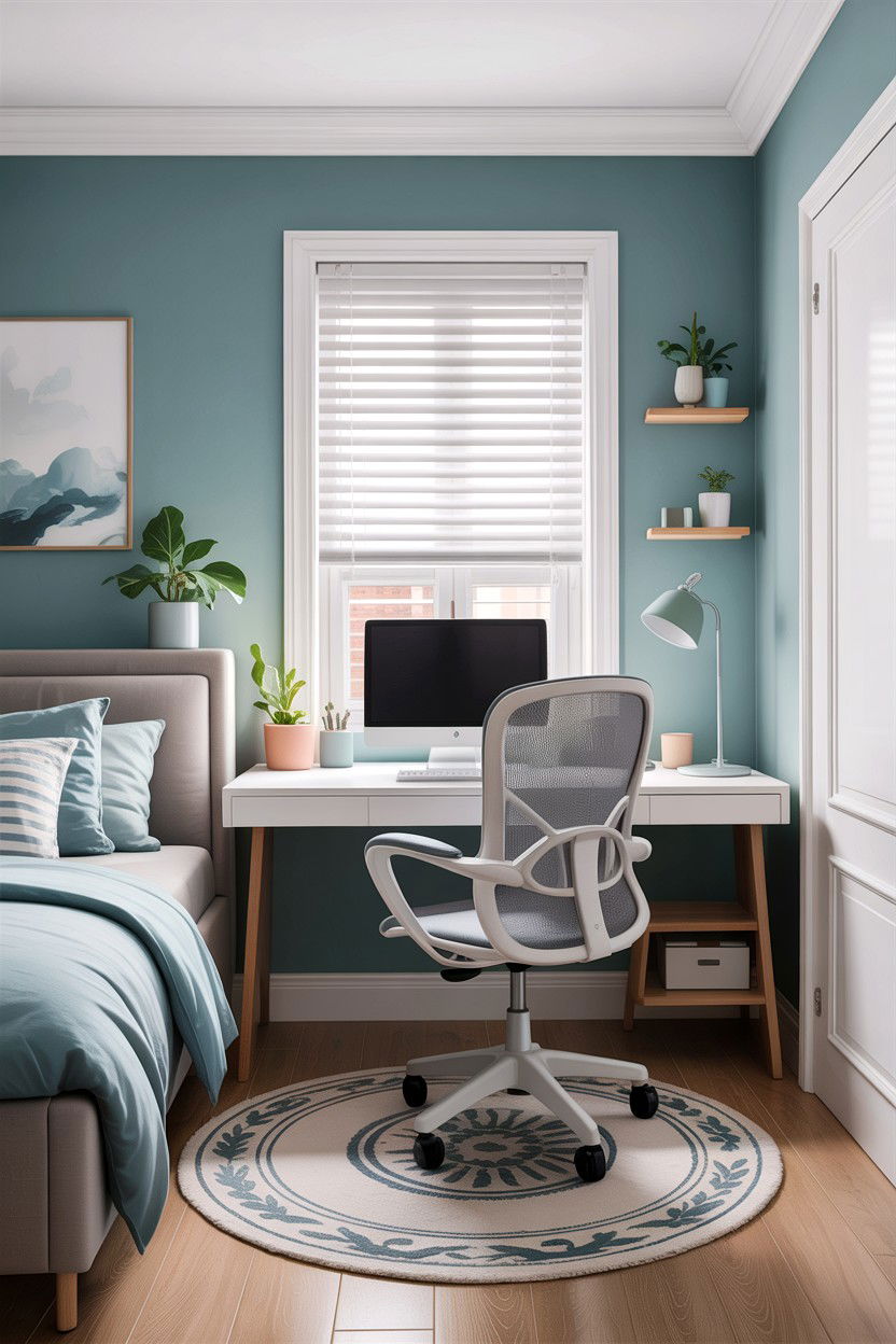 Small Bedroom Workspace - 30 bedroom home office ideas