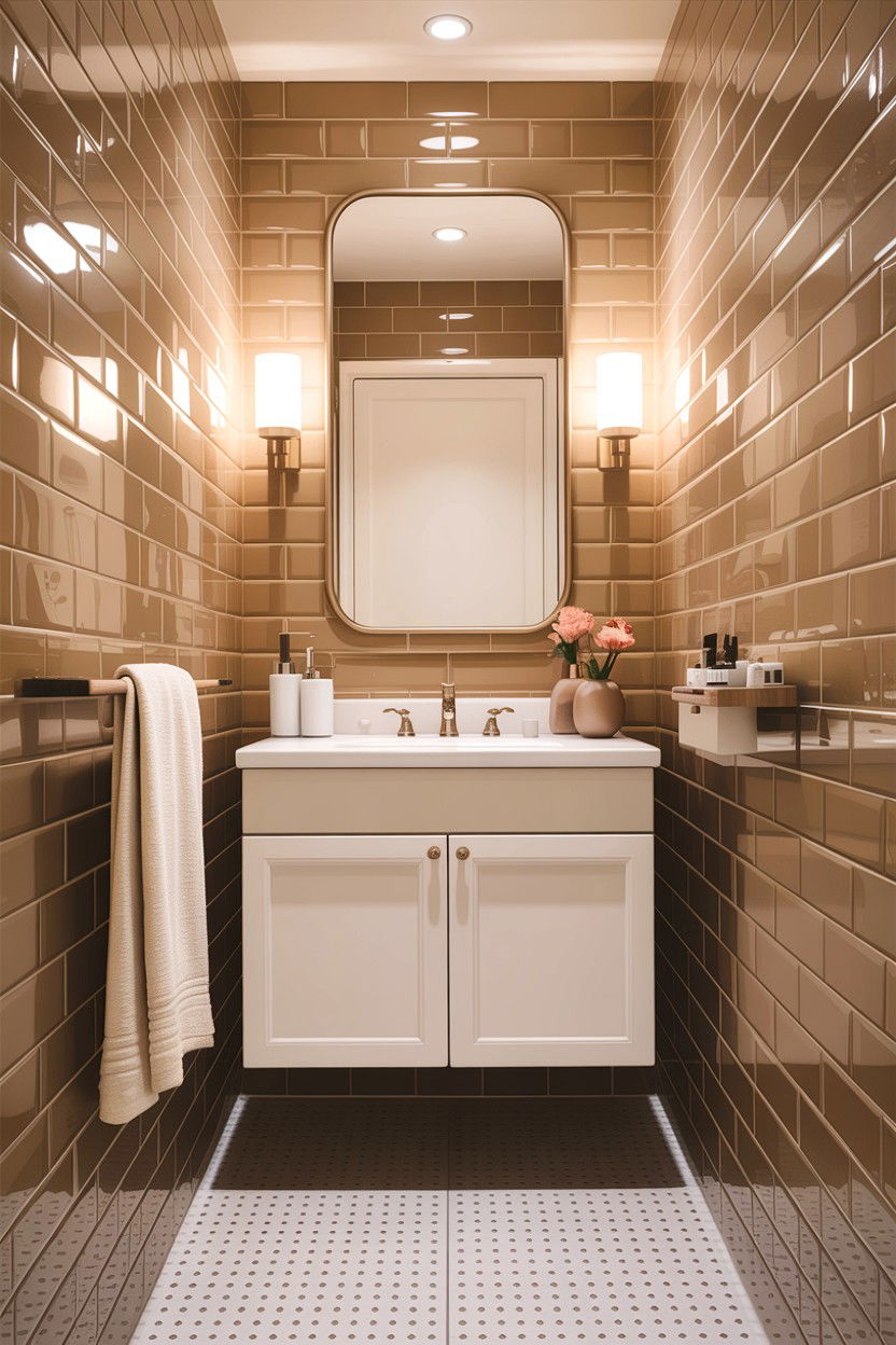 Small Beige Bathroom - 30 warm beige bathroom ideas