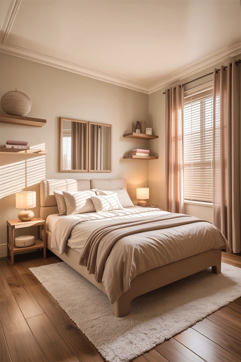 Small Beige Bedroom - 30 warm beige bedroom ideas