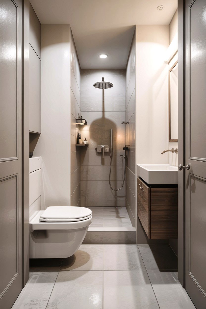 Small Galley Bathroom Layout - 30 galley bathroom ideas