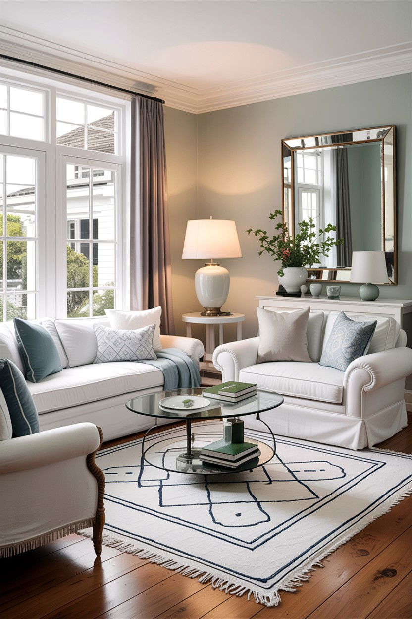 Small Hamptons living room - 30 hamptons living room ideas