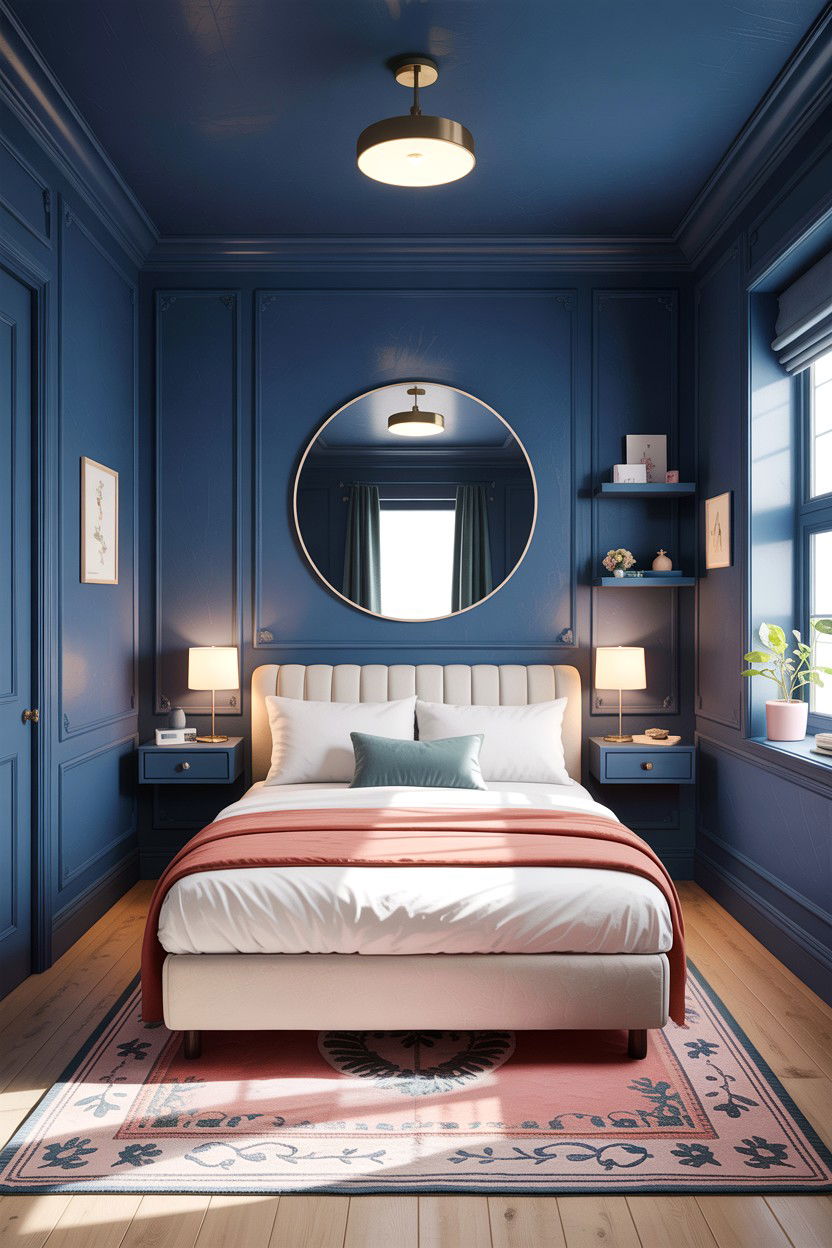 Small Indigo Bedroom - 30 indigo bedroom ideas
