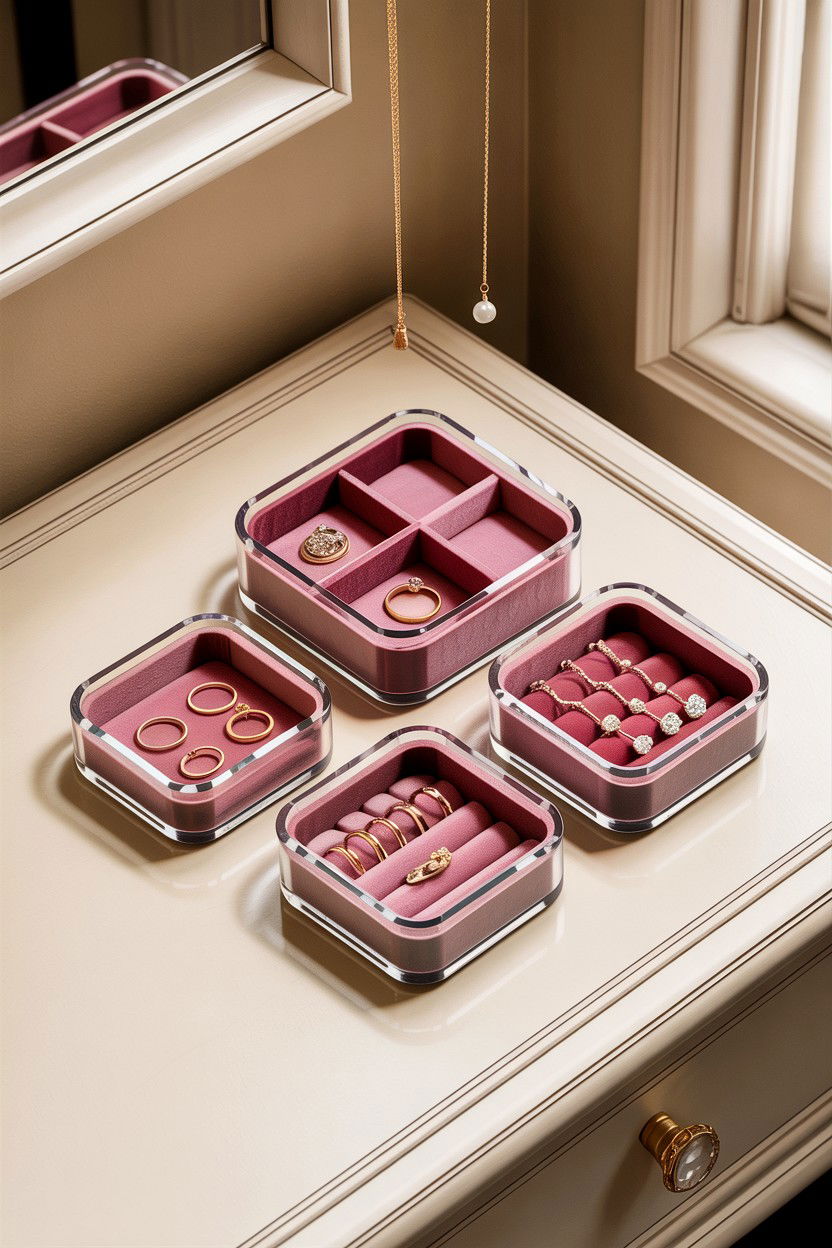 Small Jewelry Bins - 30 bedroom storage bins