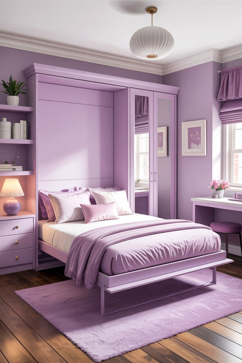 Small Lilac Bedroom - 30 lilac bedroom ideas