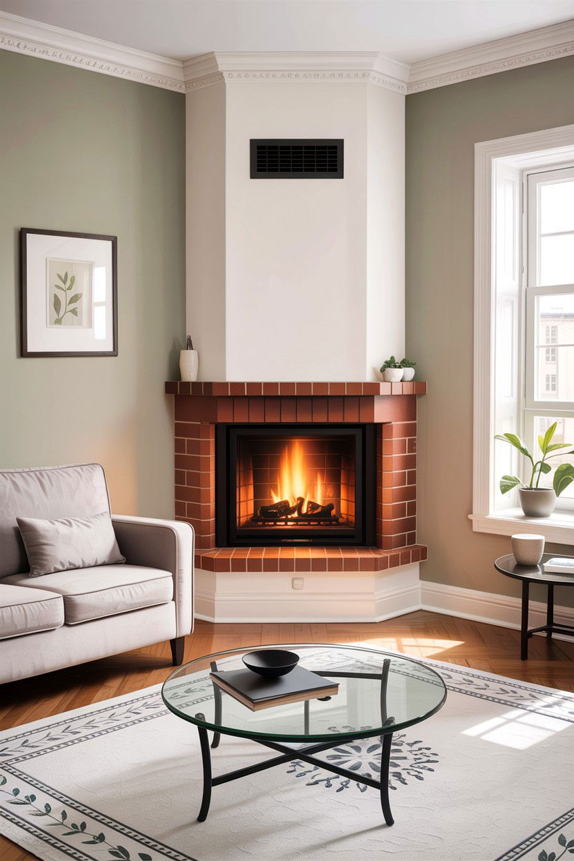 Small Living Room Corner Fireplace - 30 living room corner fireplace ideas