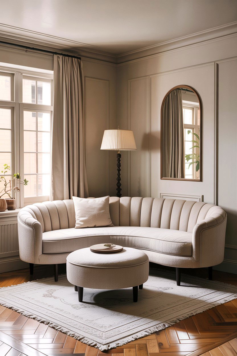 Small Living Room Curved Sofa - 30 living room curved sofa ideas