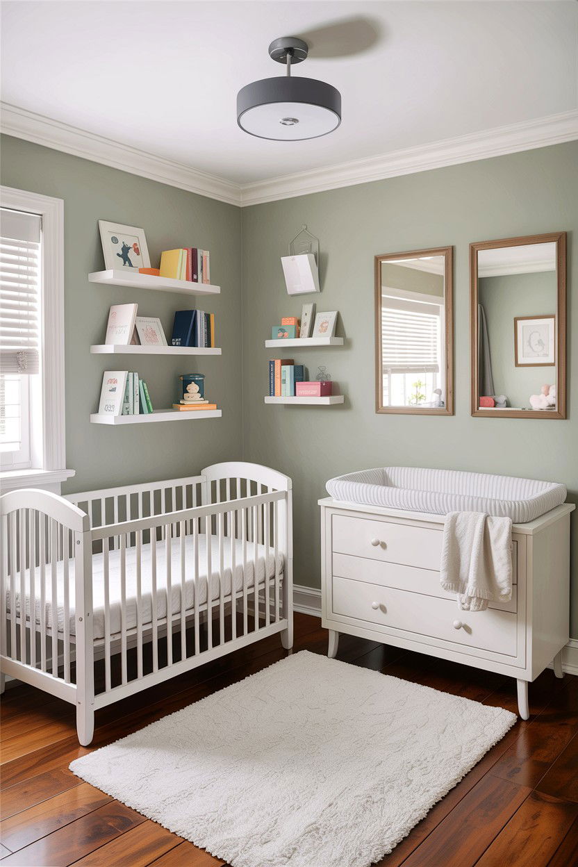 Small Nursery Layout - 30 infant bedroom ideas