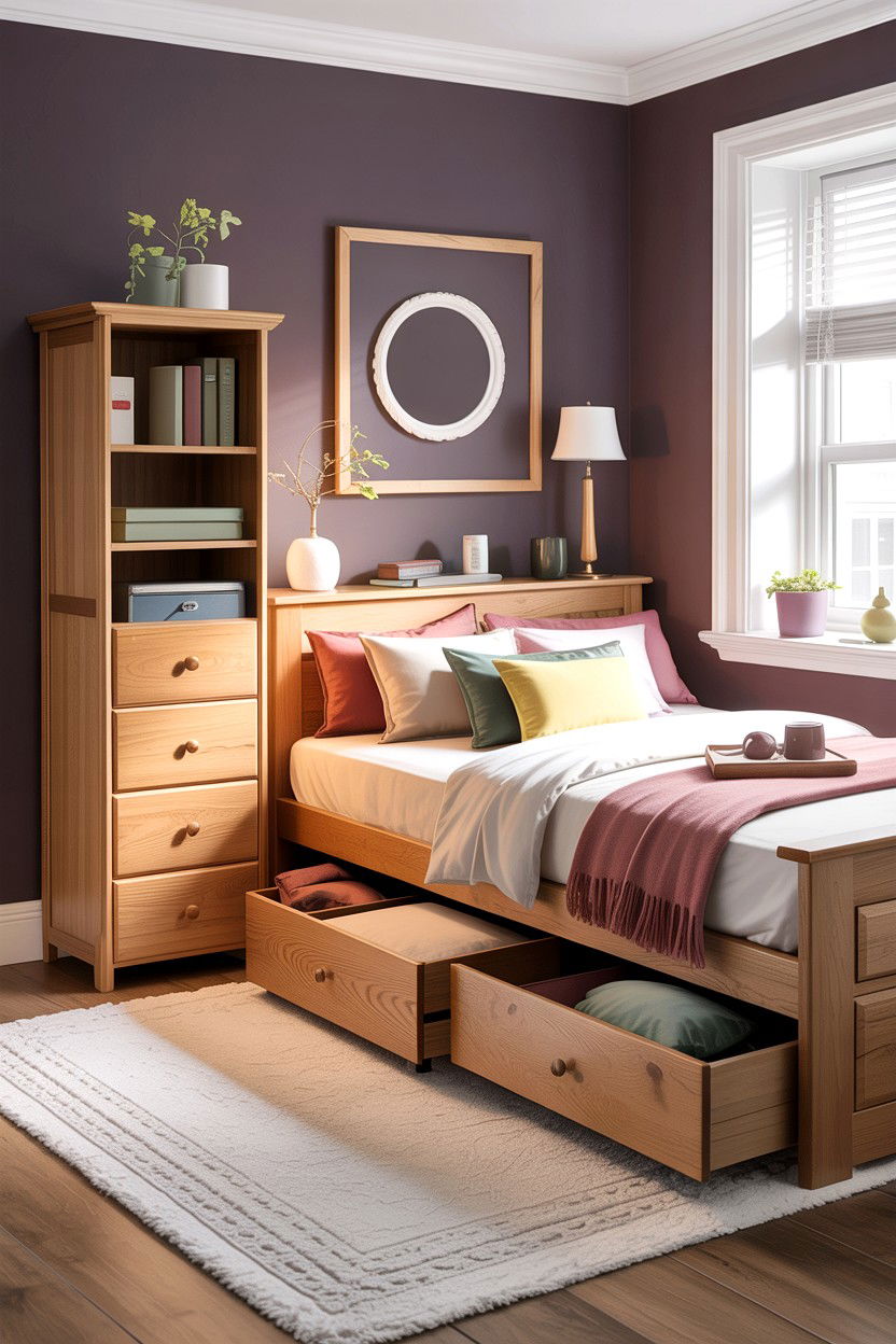 Small Oak Bedroom Storage - 30 bedroom oak furniture ideas