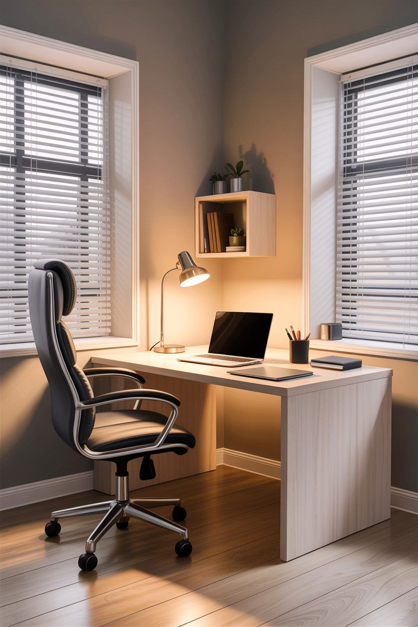 Small Office Desk - 30 bedroom corner ideas