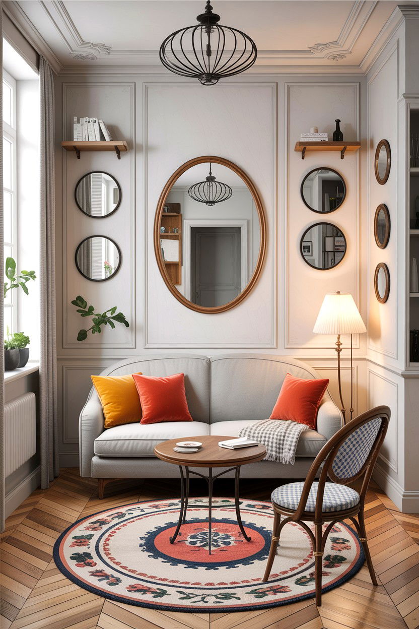 Small Parisian living room - 30 living room Parisian furniture ideas