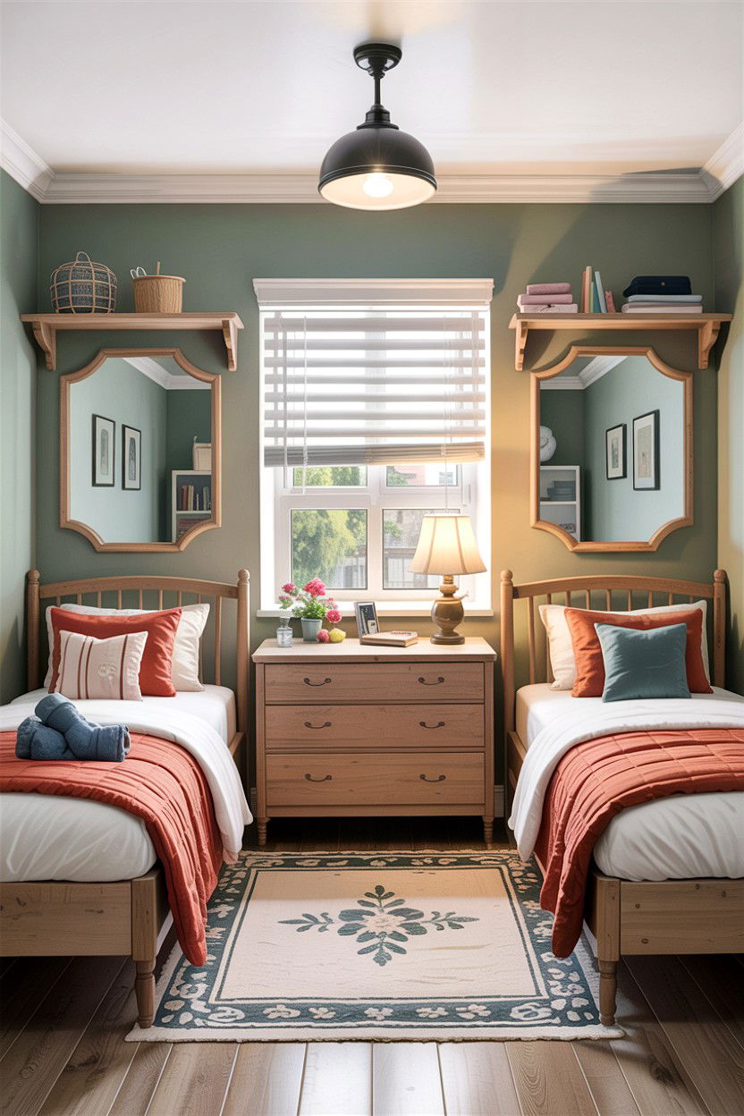 Small Shared Bedroom Layout - 30 boy and girl shared bedroom ideas