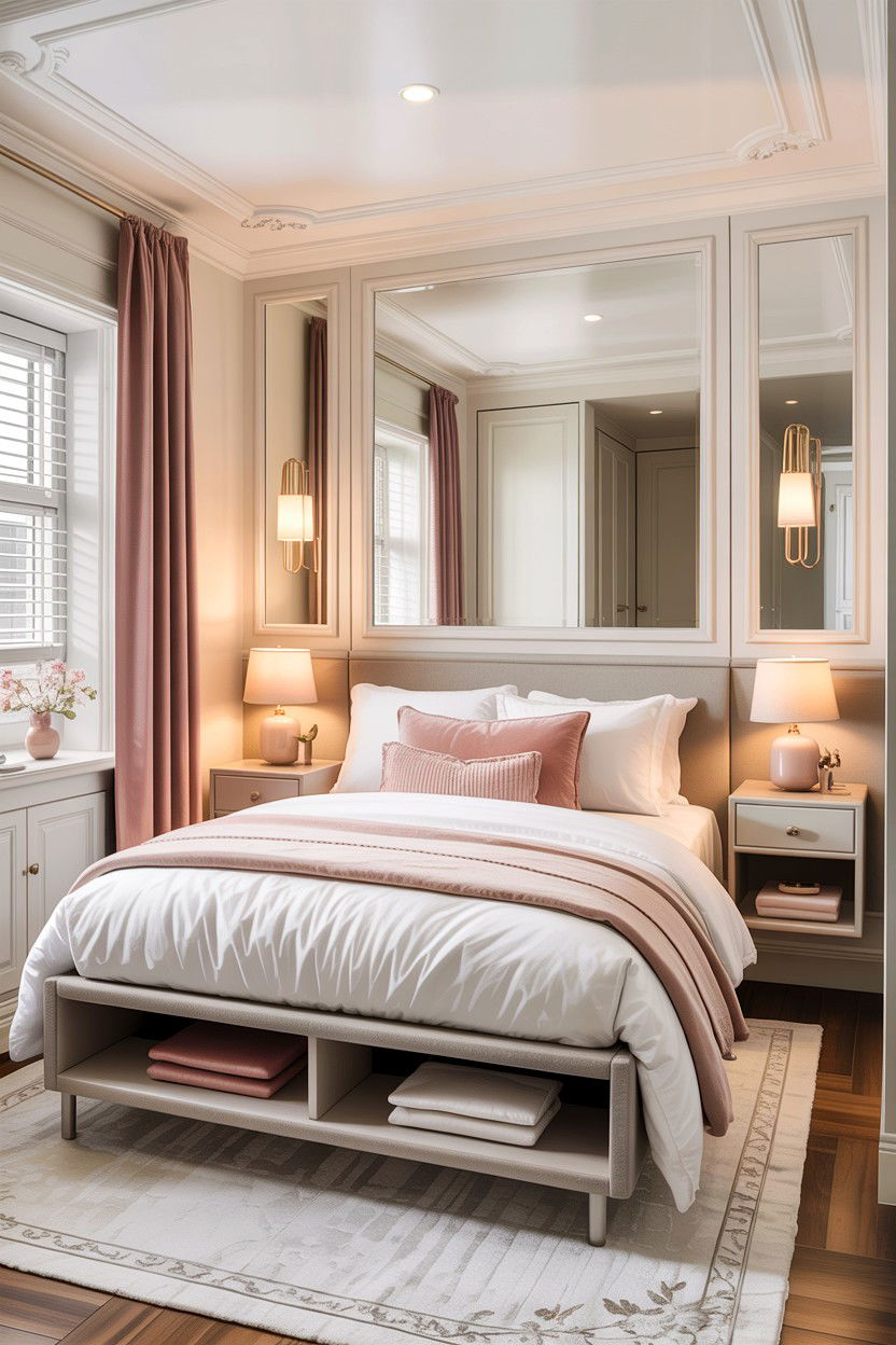 Small Space Bedroom - 30 feminine bedroom ideas