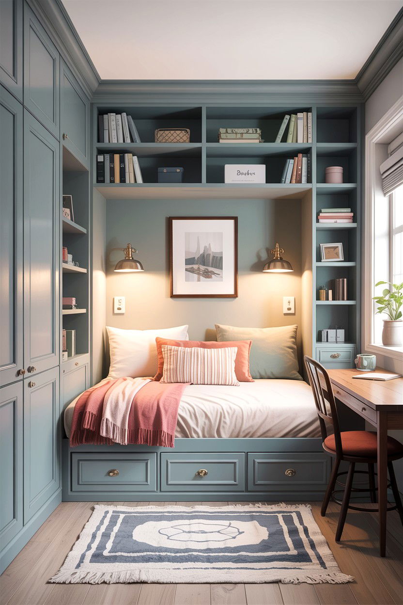 Small Space Bedroom - 30 bedroom photography ideas