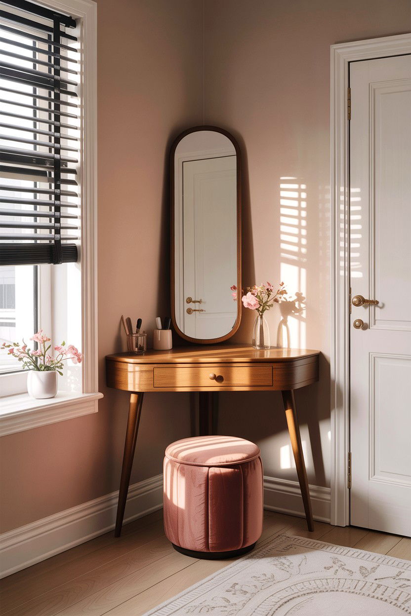 Small Space Corner Vanity - 30 bedroom vanity tables
