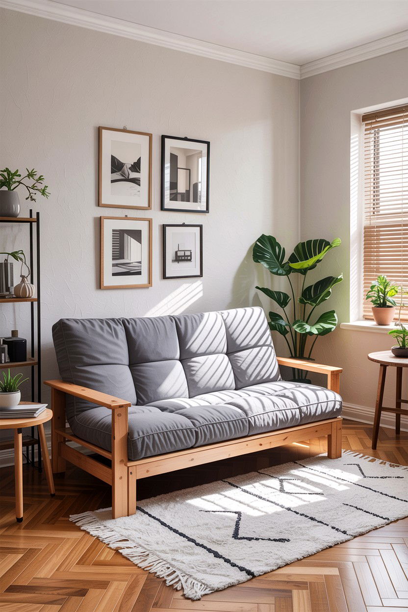 Small Space Futon - 30 bedroom futon ideas