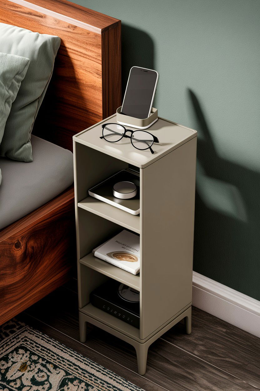 Small Space Nightstand - 30 bedroom nightstand ideas
