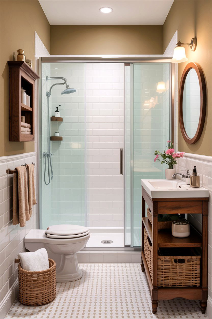 Small Tan And White Bathroom - 30 tan and white bathroom ideas