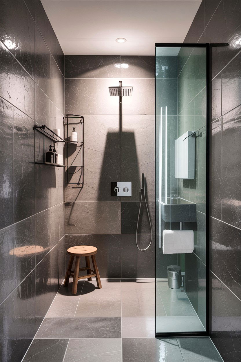 Small Wet Room - 30 en-suite bathroom ideas