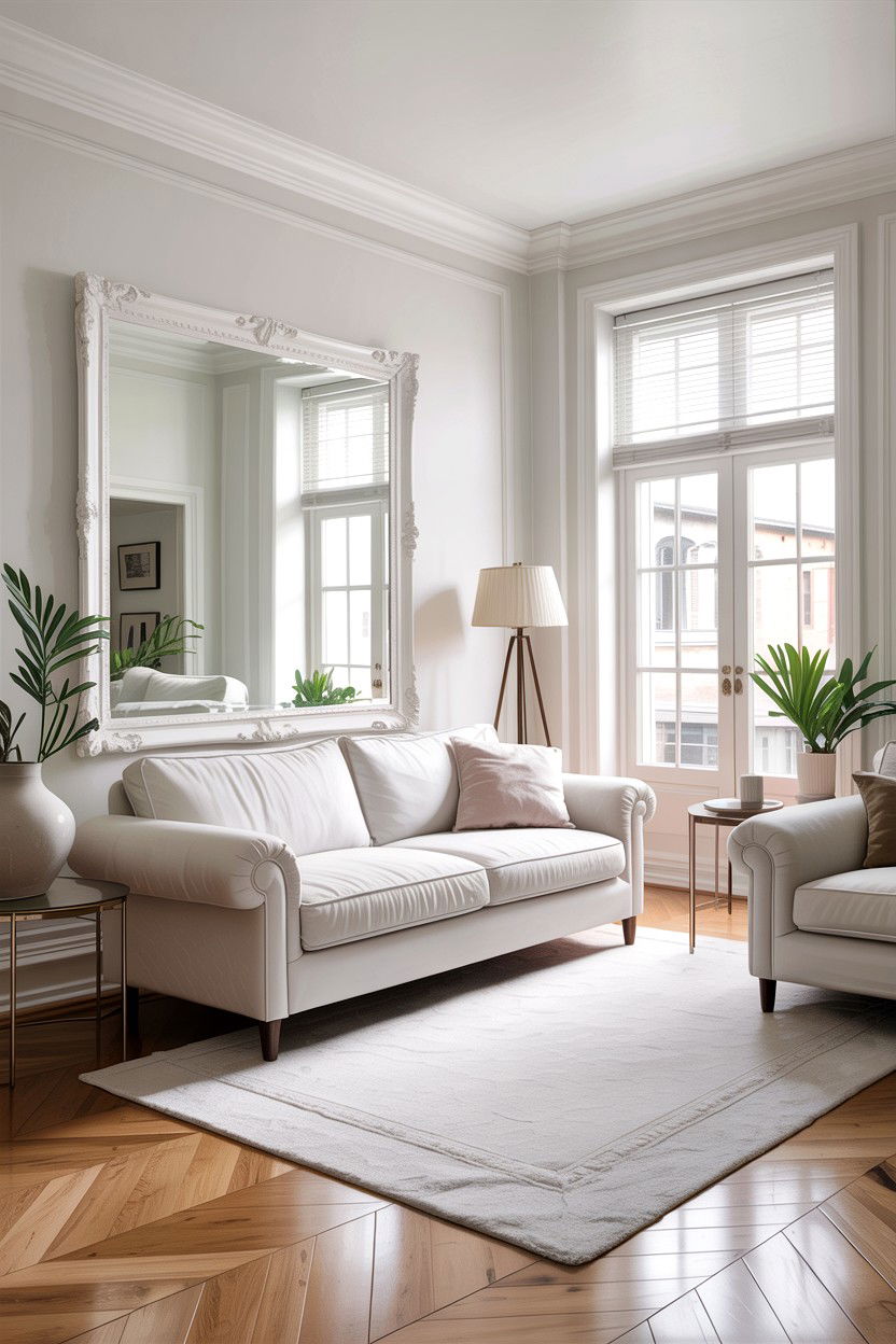 Small White Living Room - 30 all white living room ideas