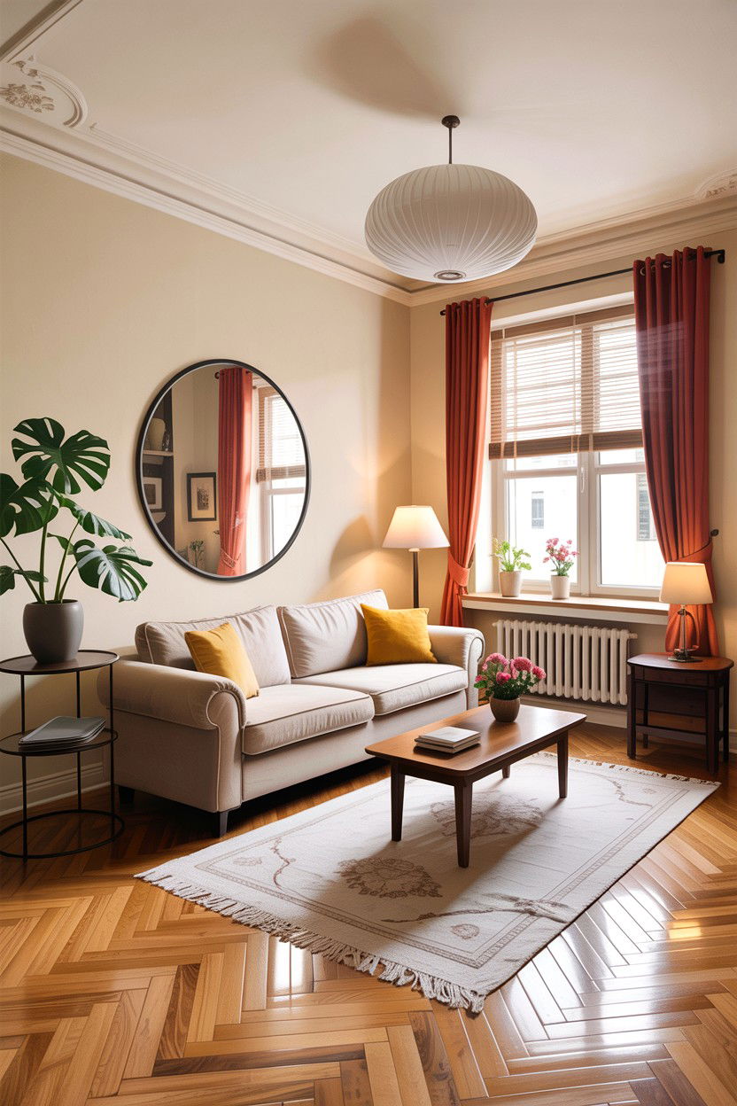 Small apartment layout - 30 before and after living room ideas