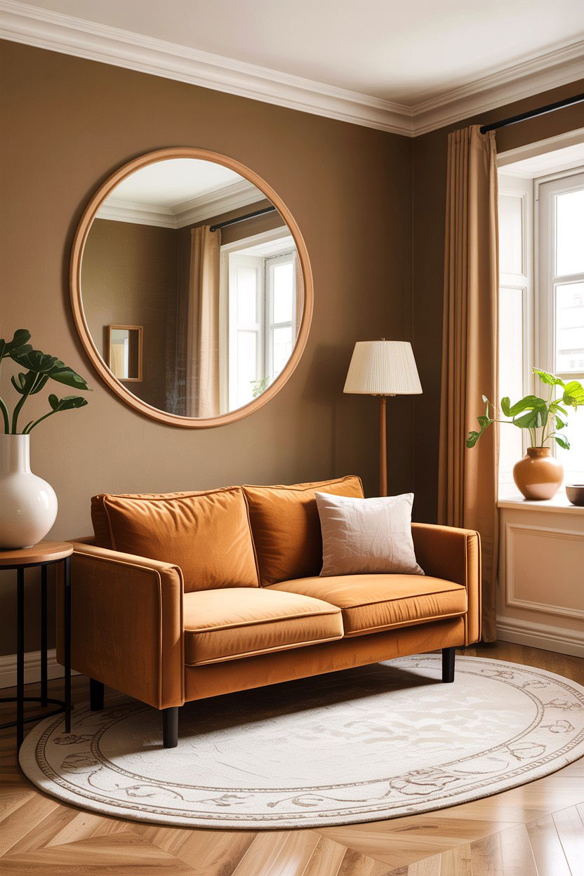 Small brown living room - 30 warm brown living room ideas