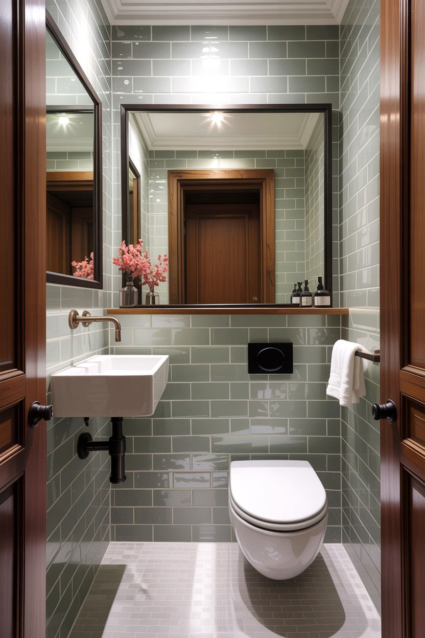 Small closet powder room - 30 closet to bathroom conversion ideas