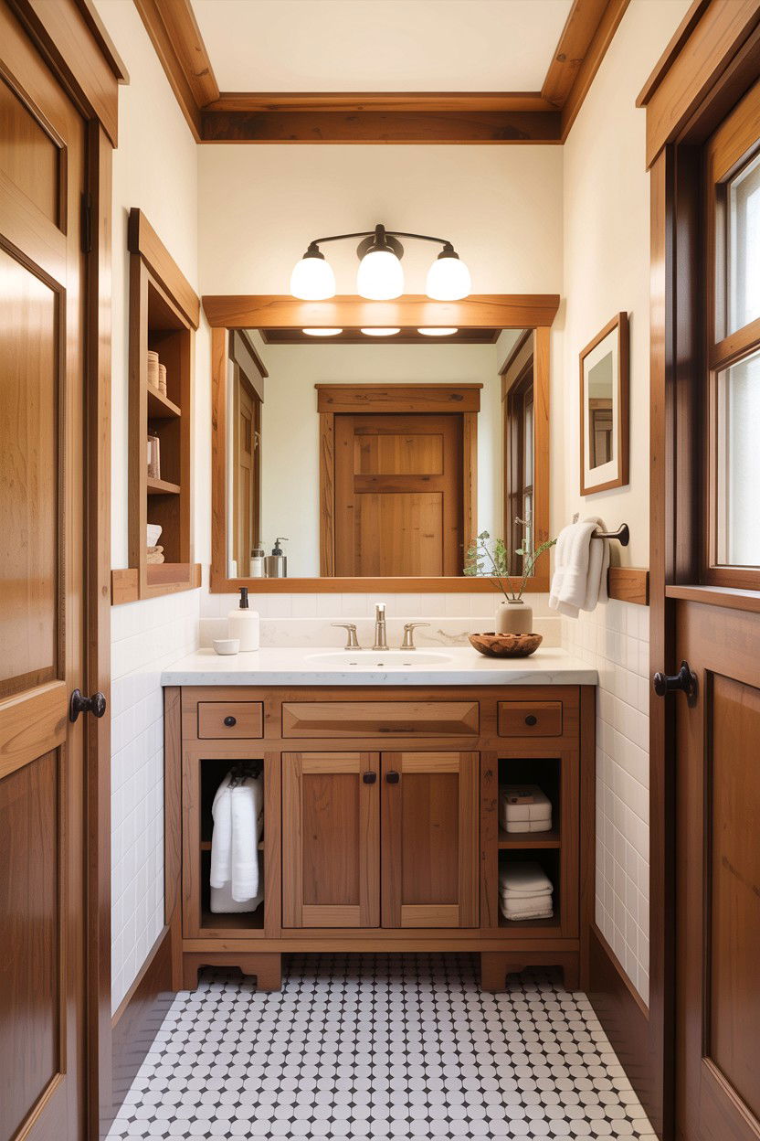 Small craftsman bathroom - 30 craftsman bathroom ideas