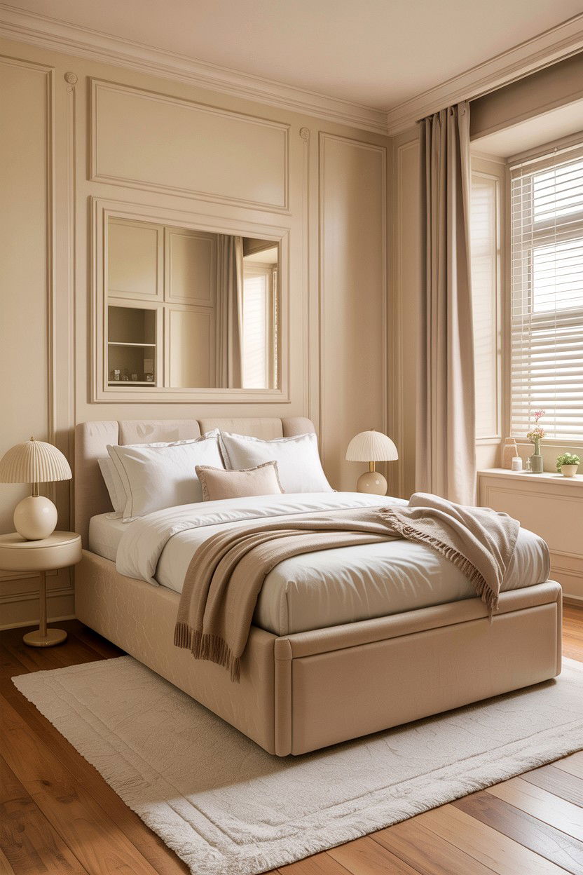 Small cream bedroom - 30 warm cream bedroom ideas