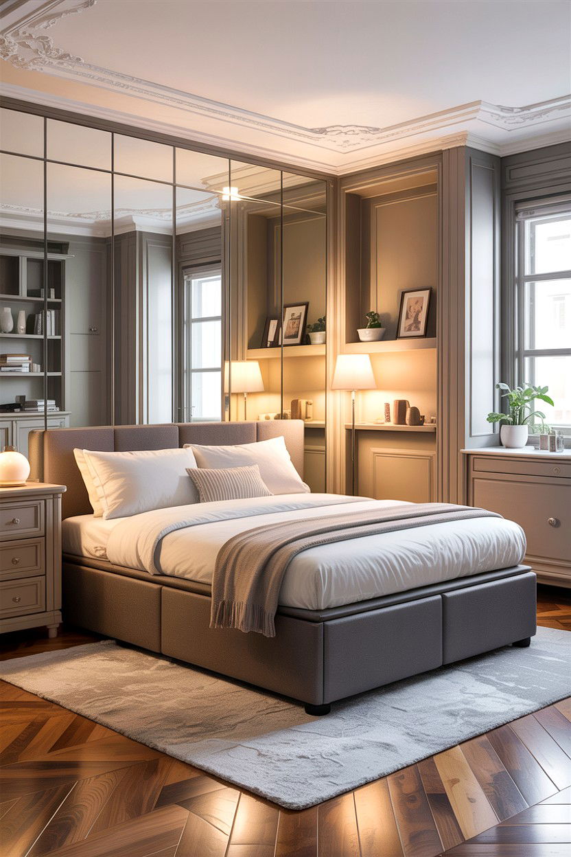 Small double storage bed - 30 bedroom ottoman bed ideas