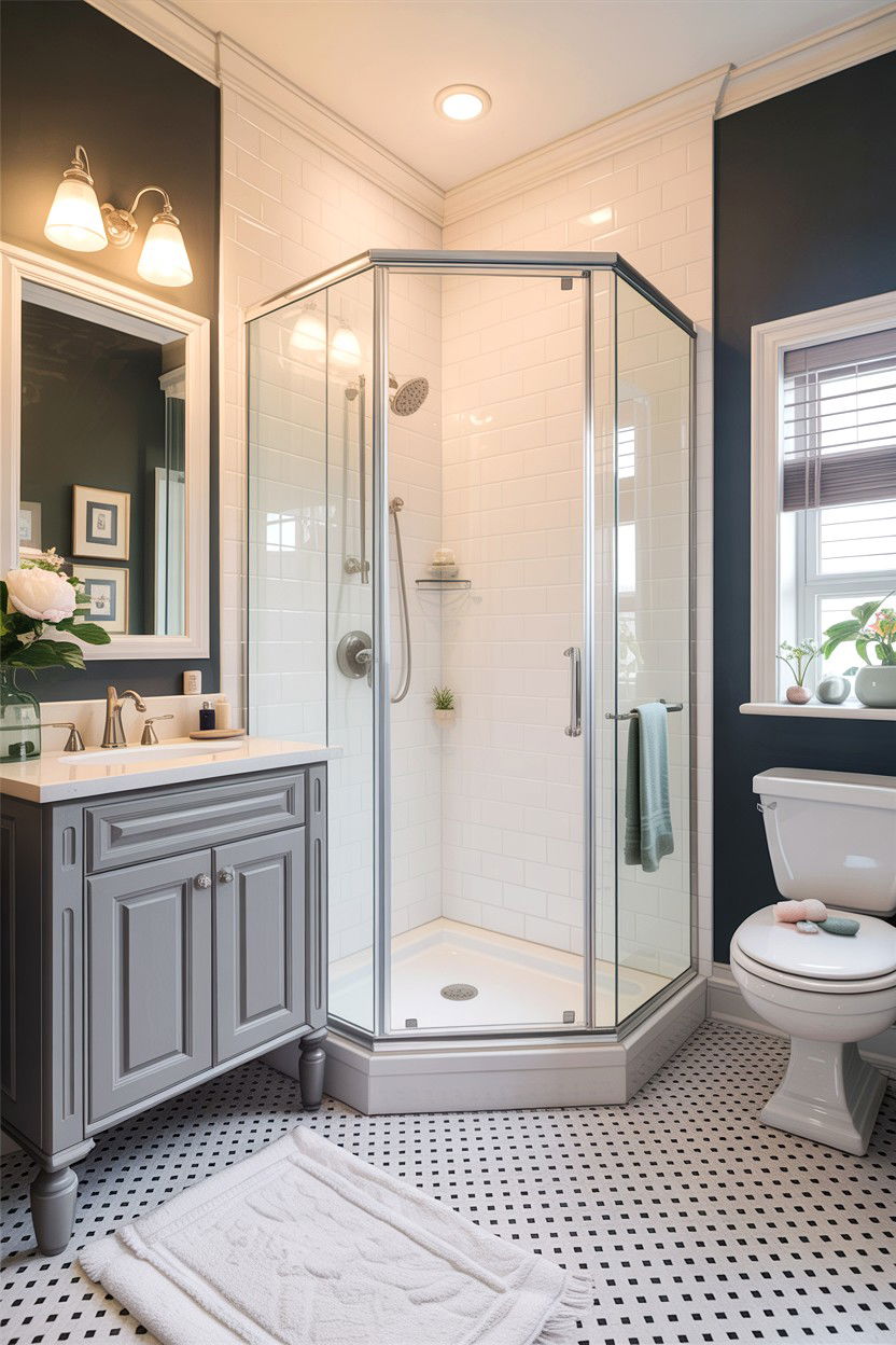 Small gray white bathroom - 30 gray and white bathroom ideas