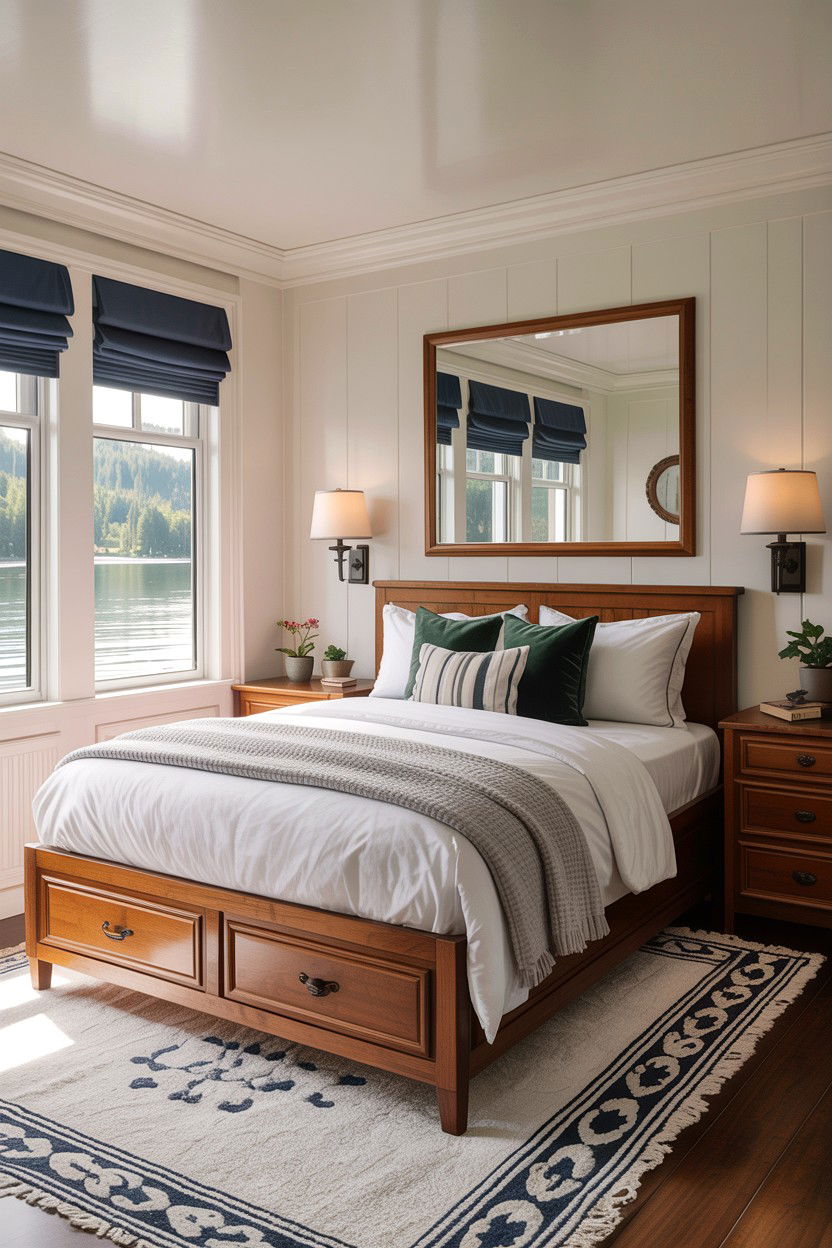 Small lake house bedroom - 30 lake house bedroom ideas