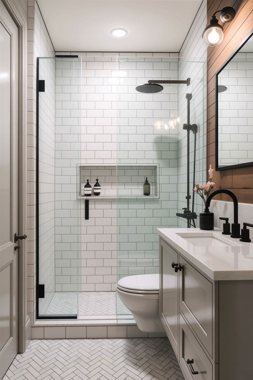 Small modern bathroom - 30 apartment bathroom ideas