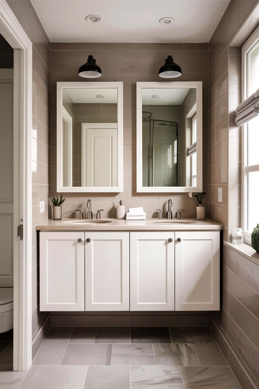 Small shared bathroom - 30 Jack and Jill bathroom ideas