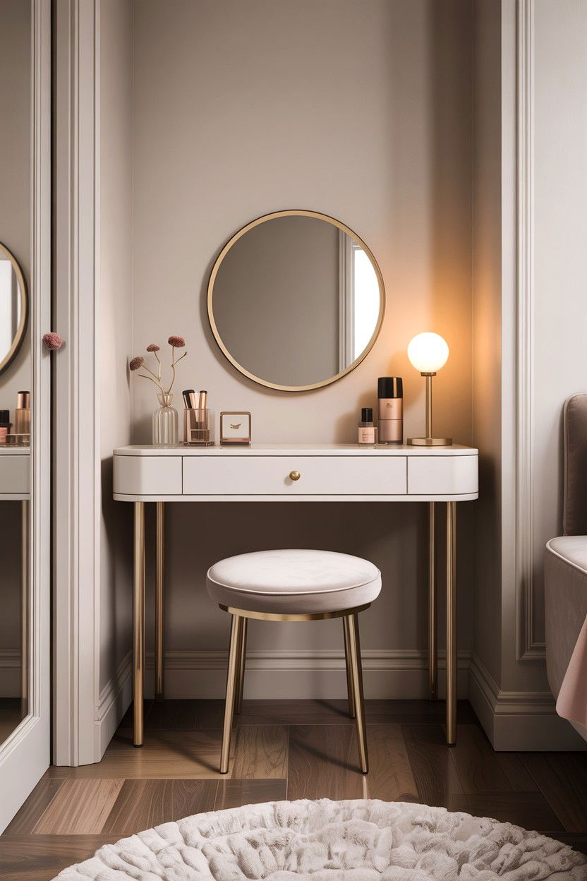 Small space makeup vanity - 30 bedroom vanity ideas