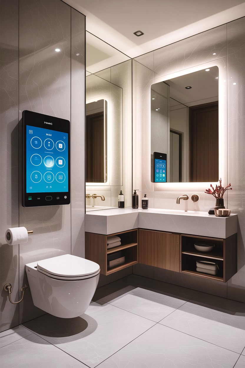 Smart Bathroom Technology - 30 high-end bathroom ideas