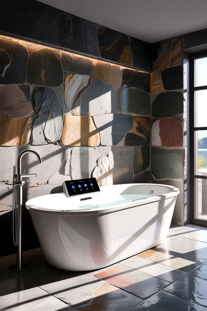 Smart Bathtub - 30 bathroom automation ideas