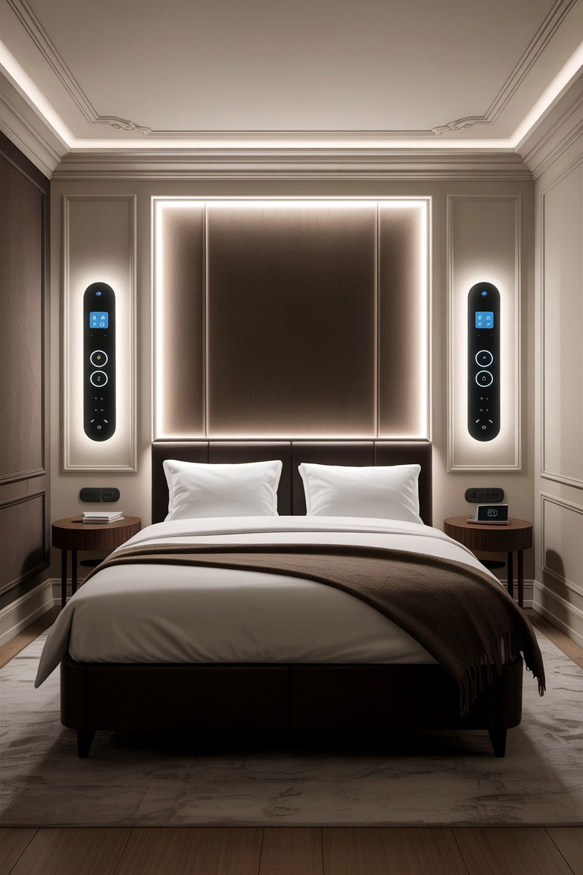Smart Lighting - 30 boutique hotel bedroom ideas