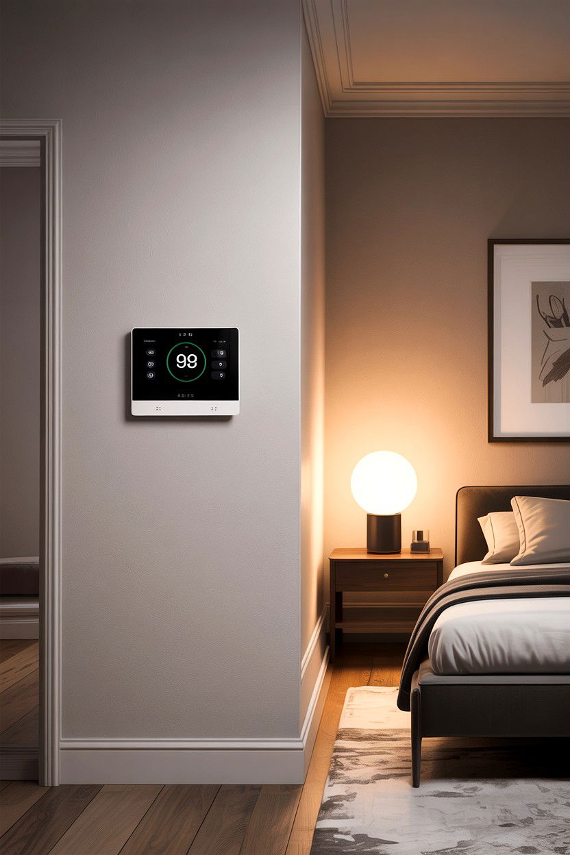 Smart Thermostat - 30 bedroom temperature control ideas