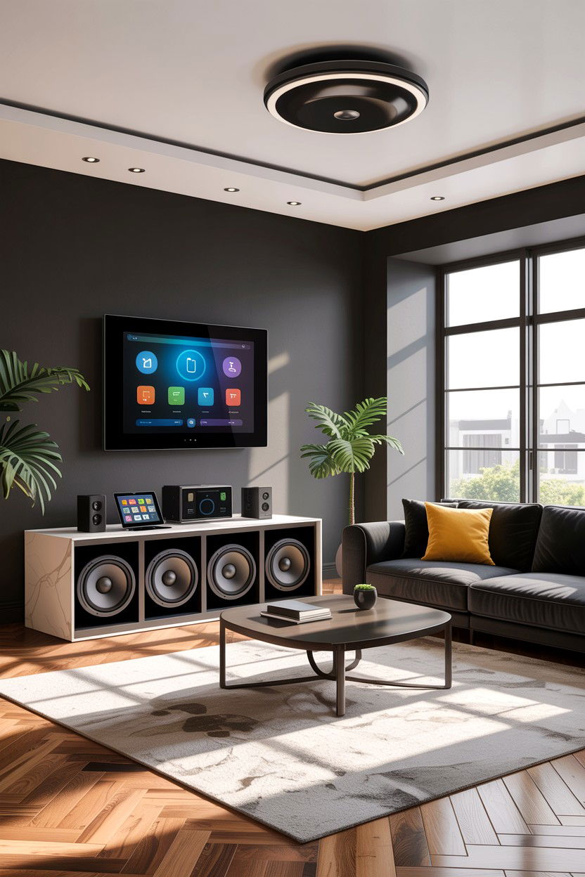 Smart home technology - 30 architect living room ideas