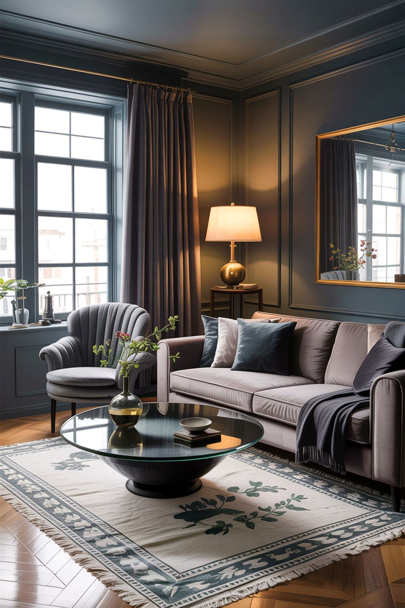 Smoke Gray Living Room - 30 all gray living room ideas