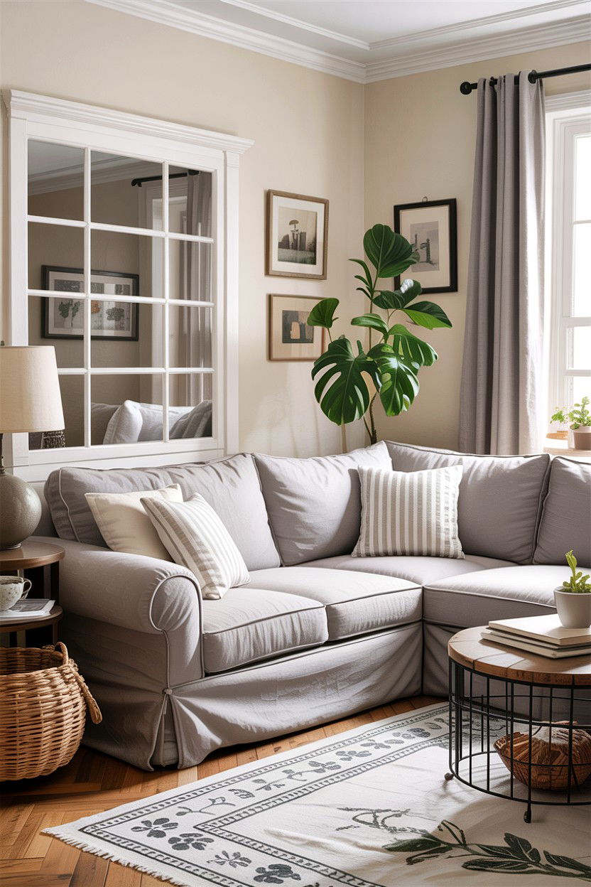 Sofa slipcovers - 30 inexpensive living room ideas