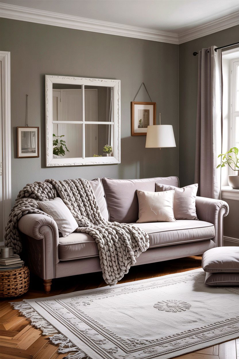 Soft Dove Gray Living Room - 30 all gray living room ideas