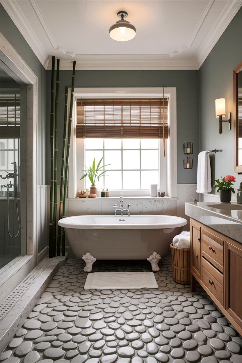 Soft Gray Spa Bathroom - 30 gray bathroom ideas