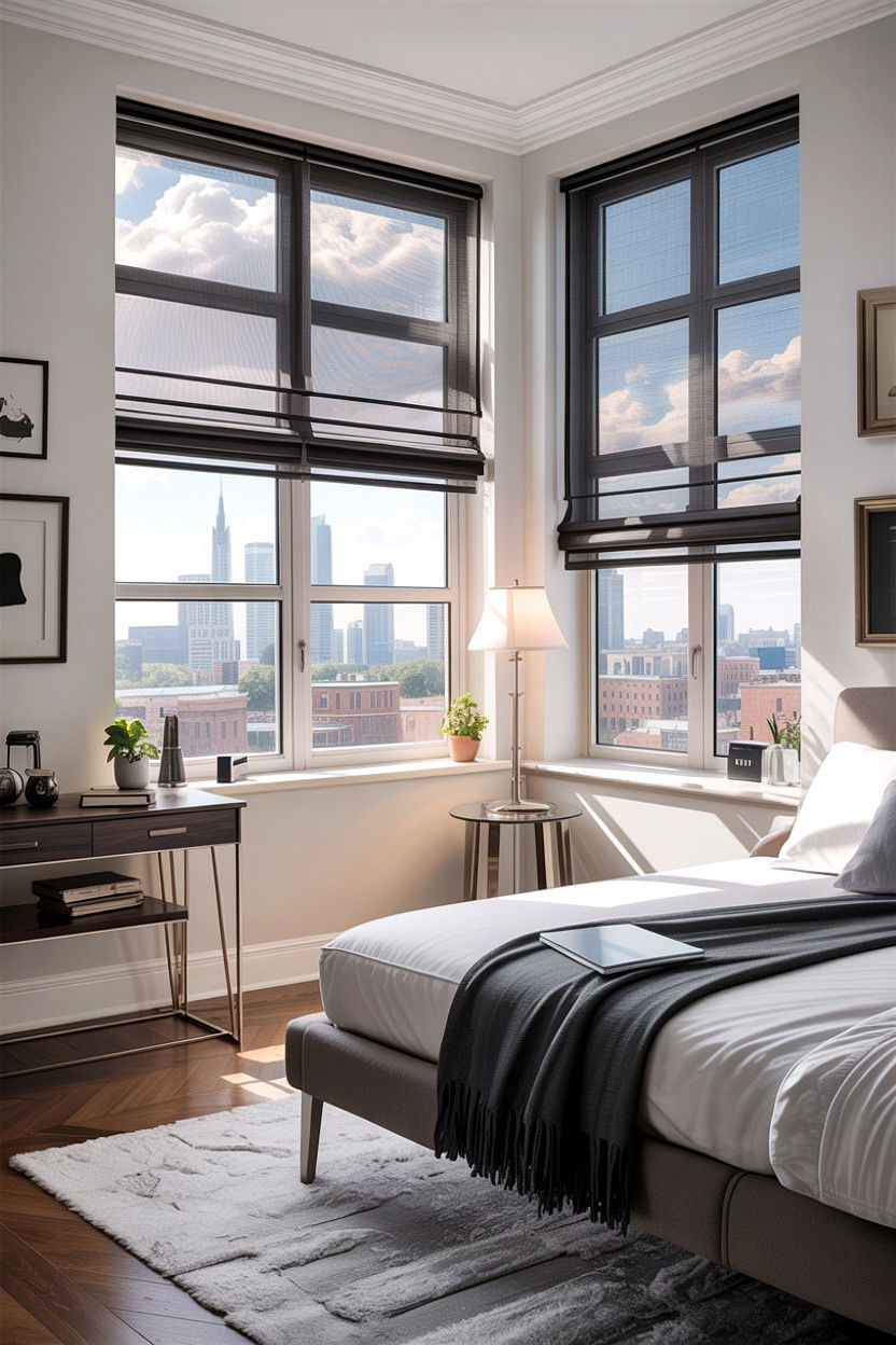 Solar shades - 30 bedroom window treatments