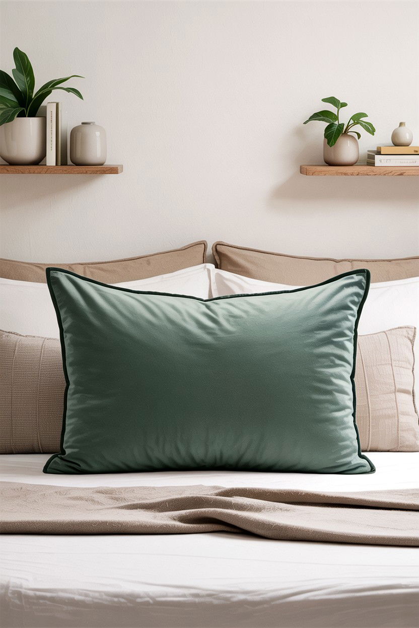 Solid Color Pillow - 30 bedroom throw pillows