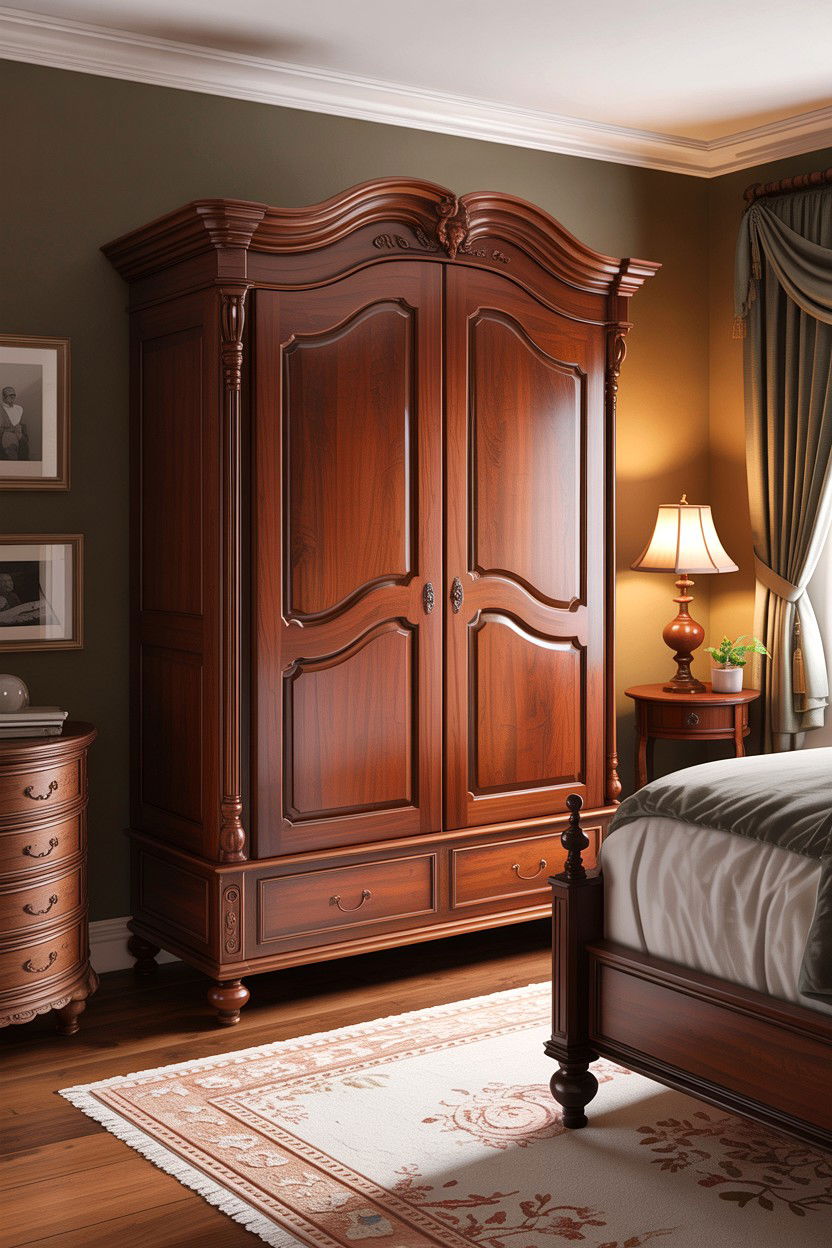 Solid Wood Armoire Bedroom - 30 bedroom furniture ideas