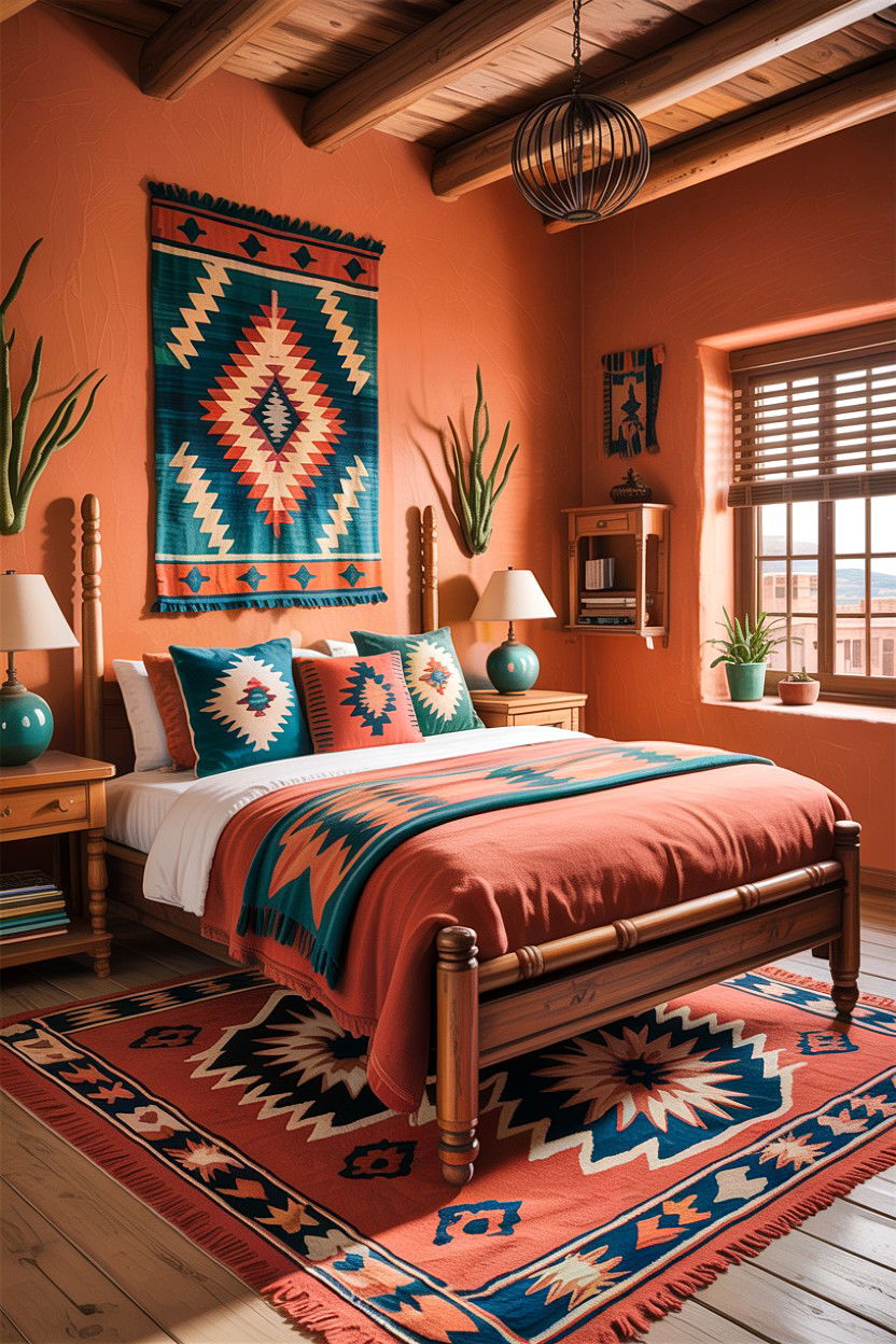 Southwestern Bedroom - 30 bedroom aesthetic ideas